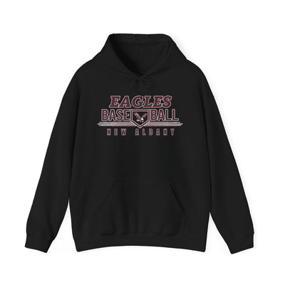 Adult Unisex New Albany Eagles Home Plate Pride Graphic Hoodie