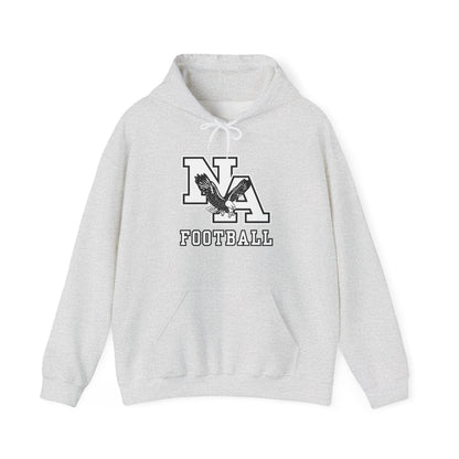 Adult Unisex Classic Logo White Football Graphic Hoodie