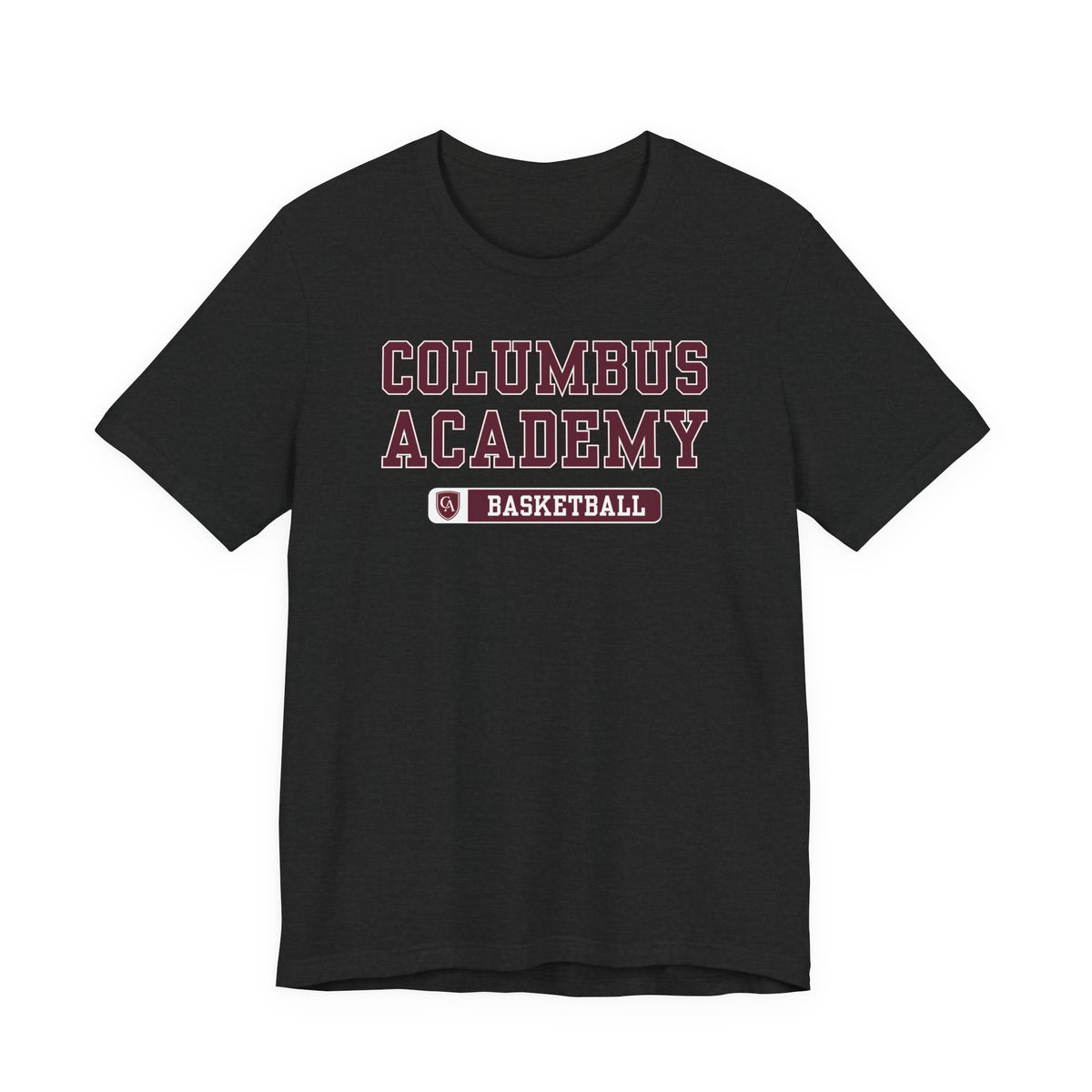 Adult Unisex Columbus Academy Basketball Graphic Short Sleeve Bella + Canvas Soft Tee