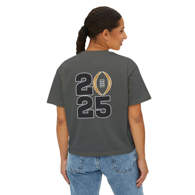 Women's THE Champs Graphic Short Sleeve Boxy Tee