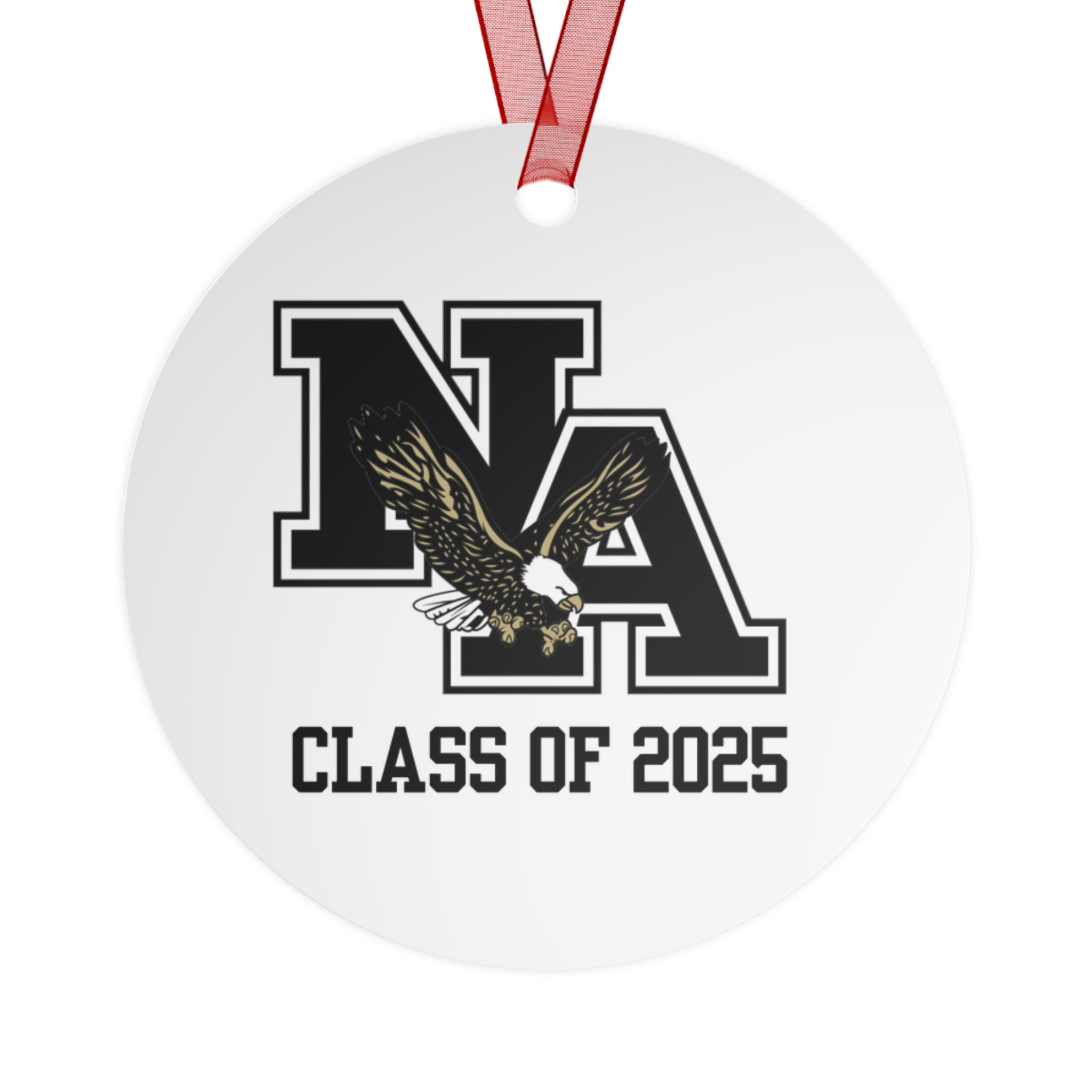 Band Senior Double-Sided Print Metal Ornament