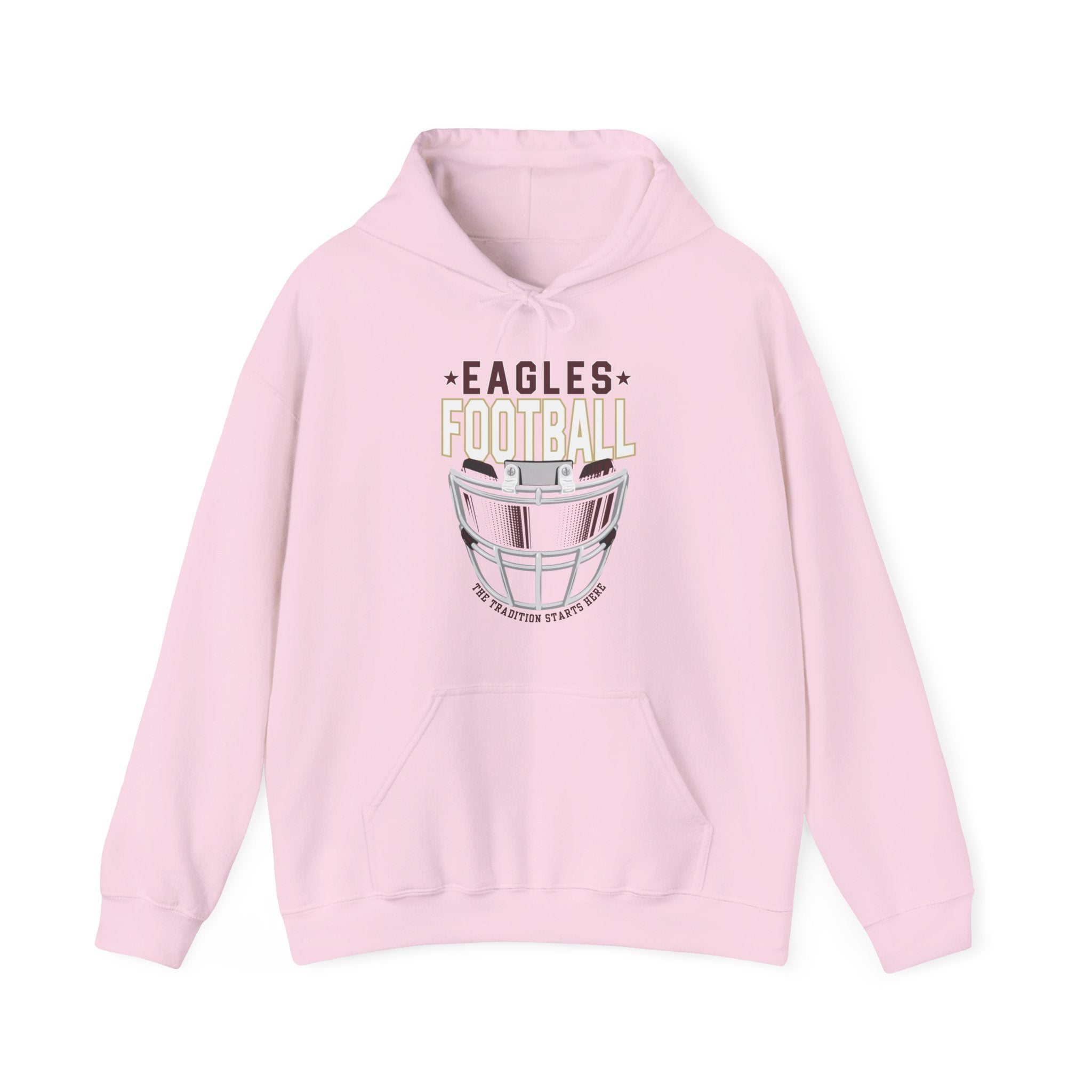 Adult Unisex Eagles White Hype Helmet Graphic Hoodie