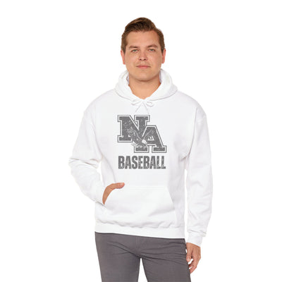 Adult Unisex Vintage Faded Logo Baseball Graphic Hoodie