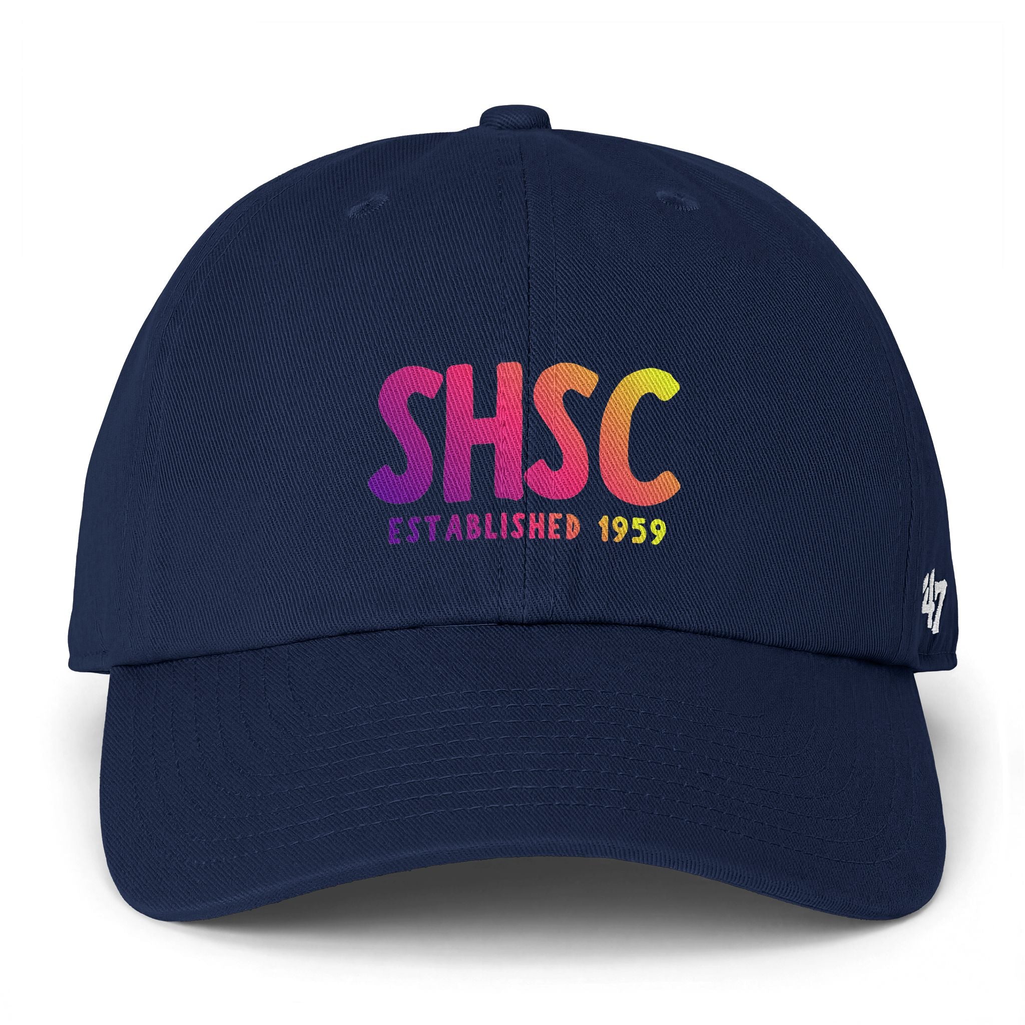 Adult Unisex South Hills Swim Club SHSC Ombre Graphic 47 Brand Clean Up Cap