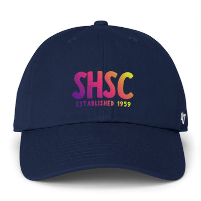 Adult Unisex South Hills Swim Club SHSC Ombre Graphic 47 Brand Clean Up Cap