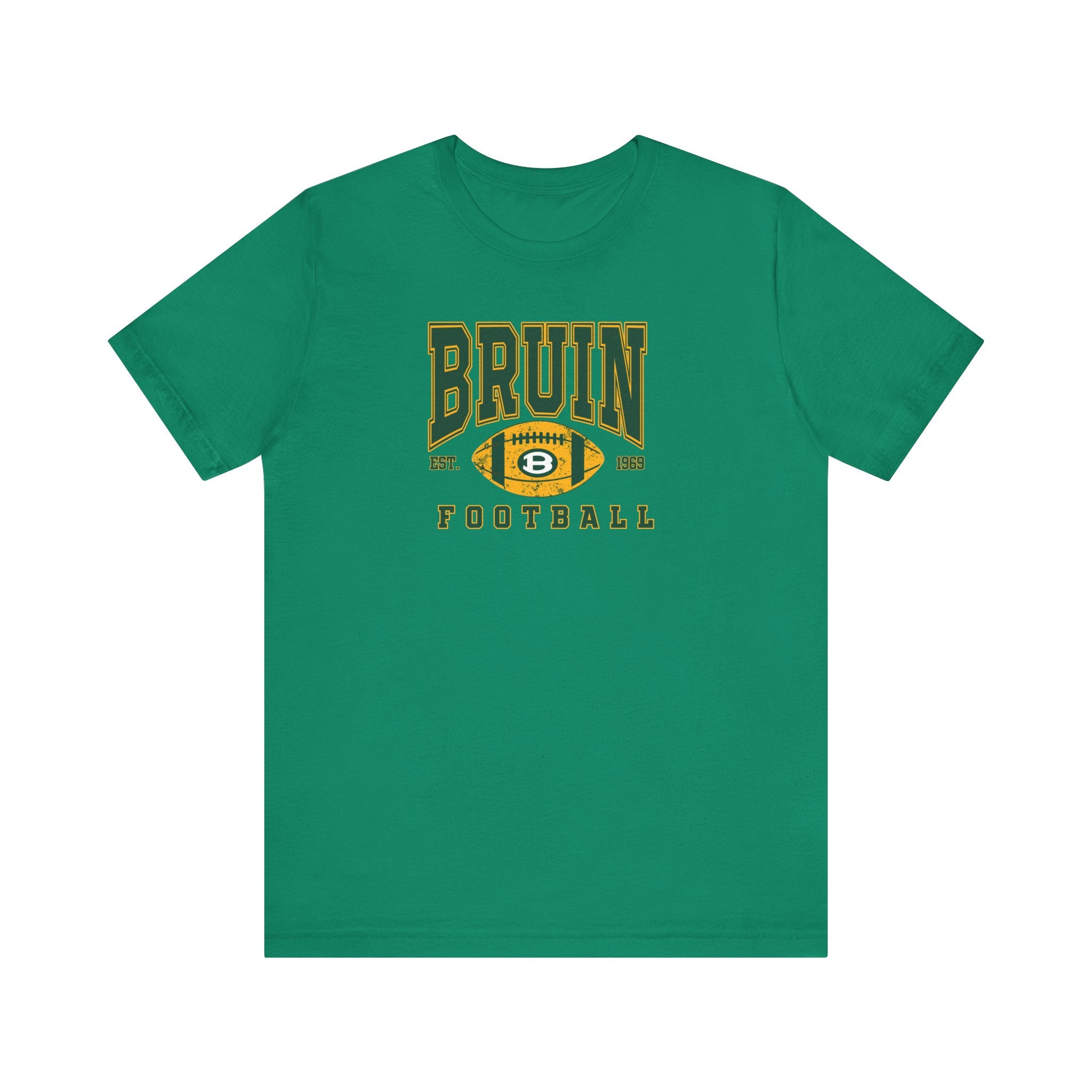 Adult Unisex Bruin Football Heritage Graphic Short Sleeve Soft Tee