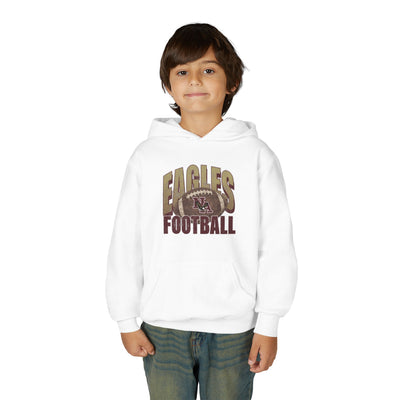 Youth New Albany First-Down Distressed Football Graphic Hoodie