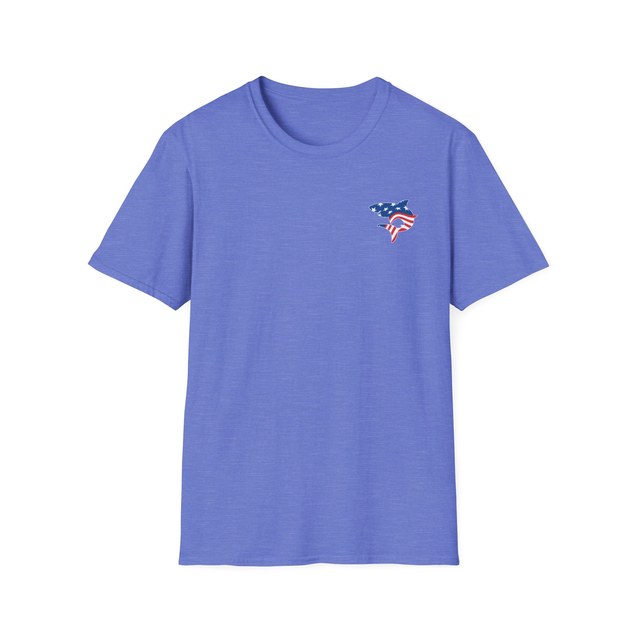 Adult Unisex South Hills Swim Club Patriotic Graphic Short Sleeve Gildan Softstyle Tee