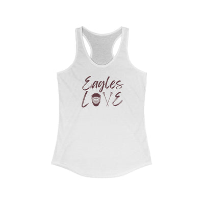 Women's Eagles Lacrosse Love Racerback Tank