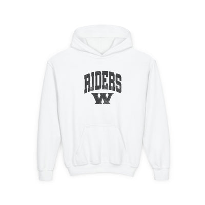 Youth Riders Arch Vintage Distressed W Graphic Hoodie