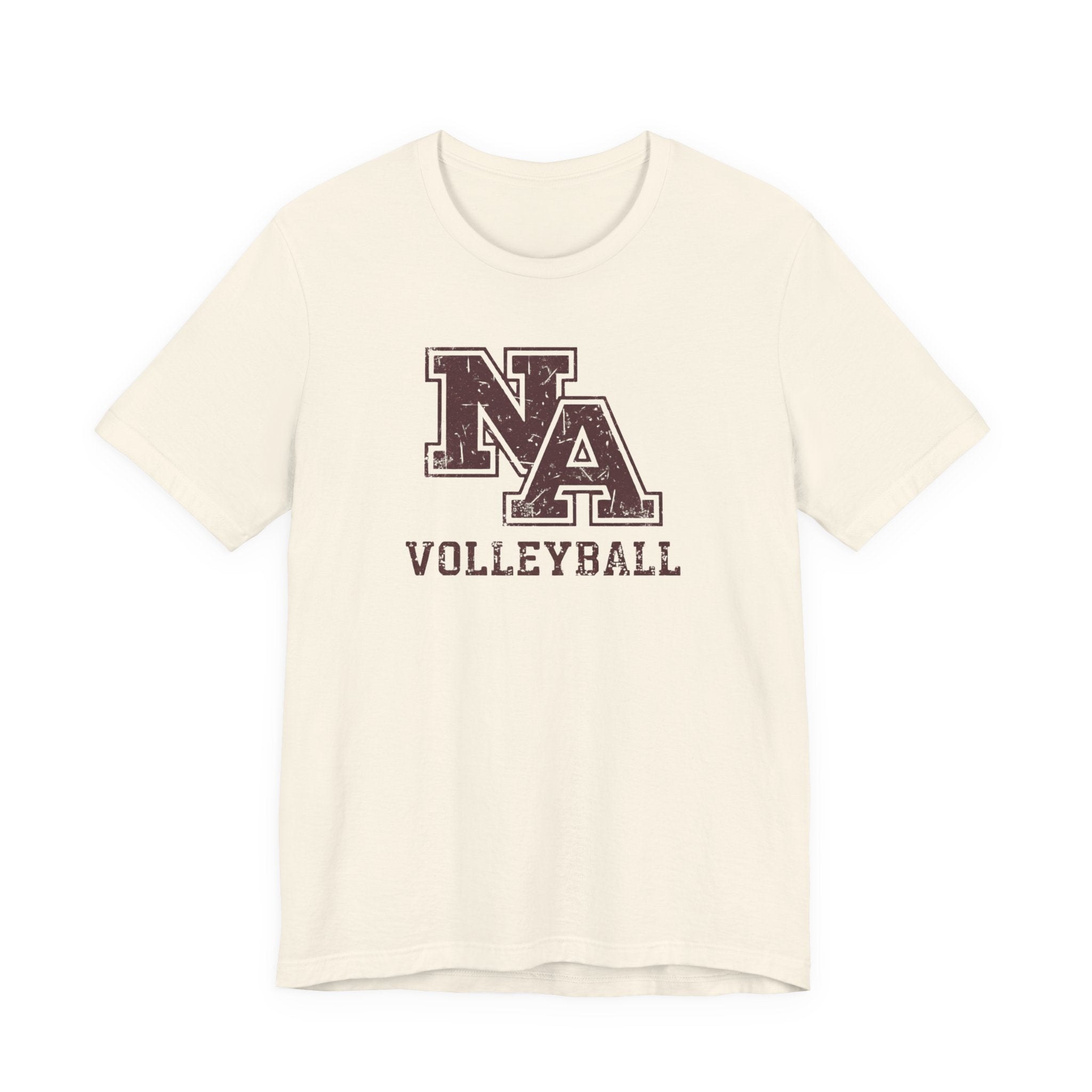 Adult Unisex New Albany Volleyball Vintage Vibe Logo Graphic Short Sleeve Soft Tee