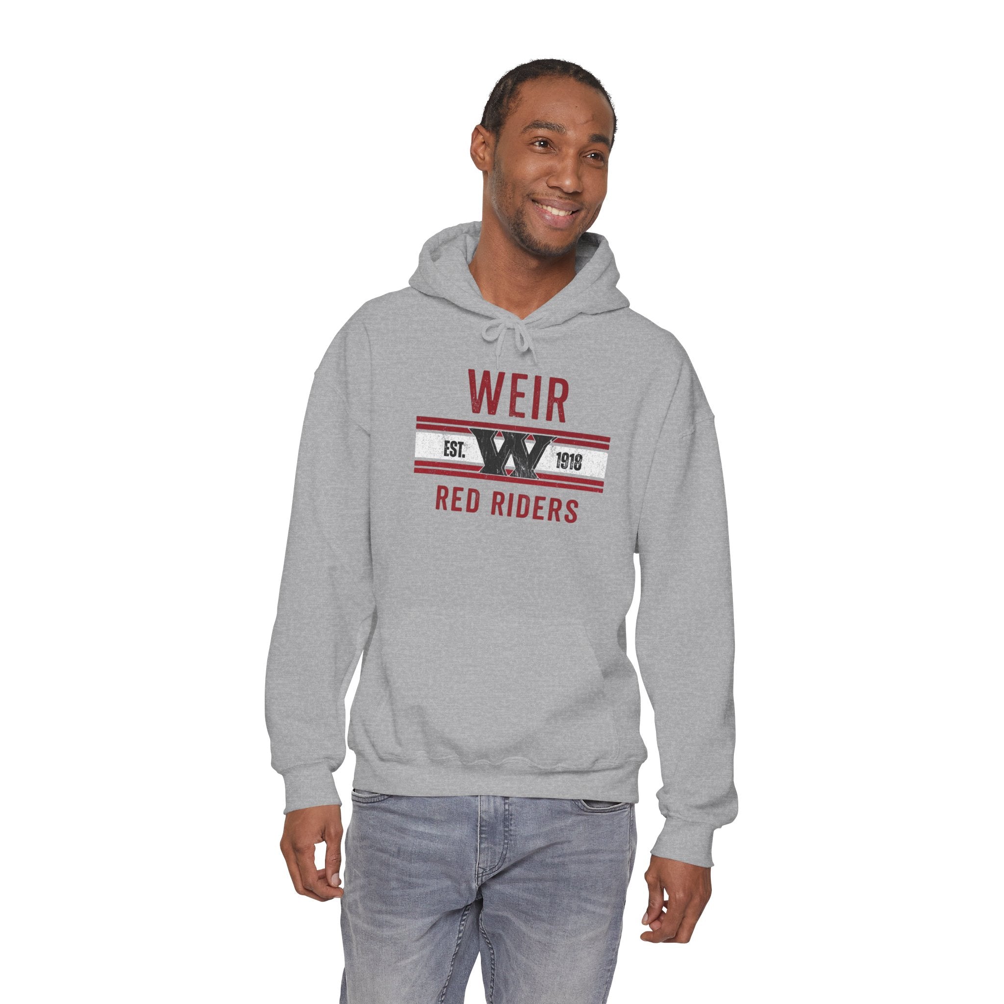 Adult Unisex Weirton Distressed Heritage Graphic Hoodie