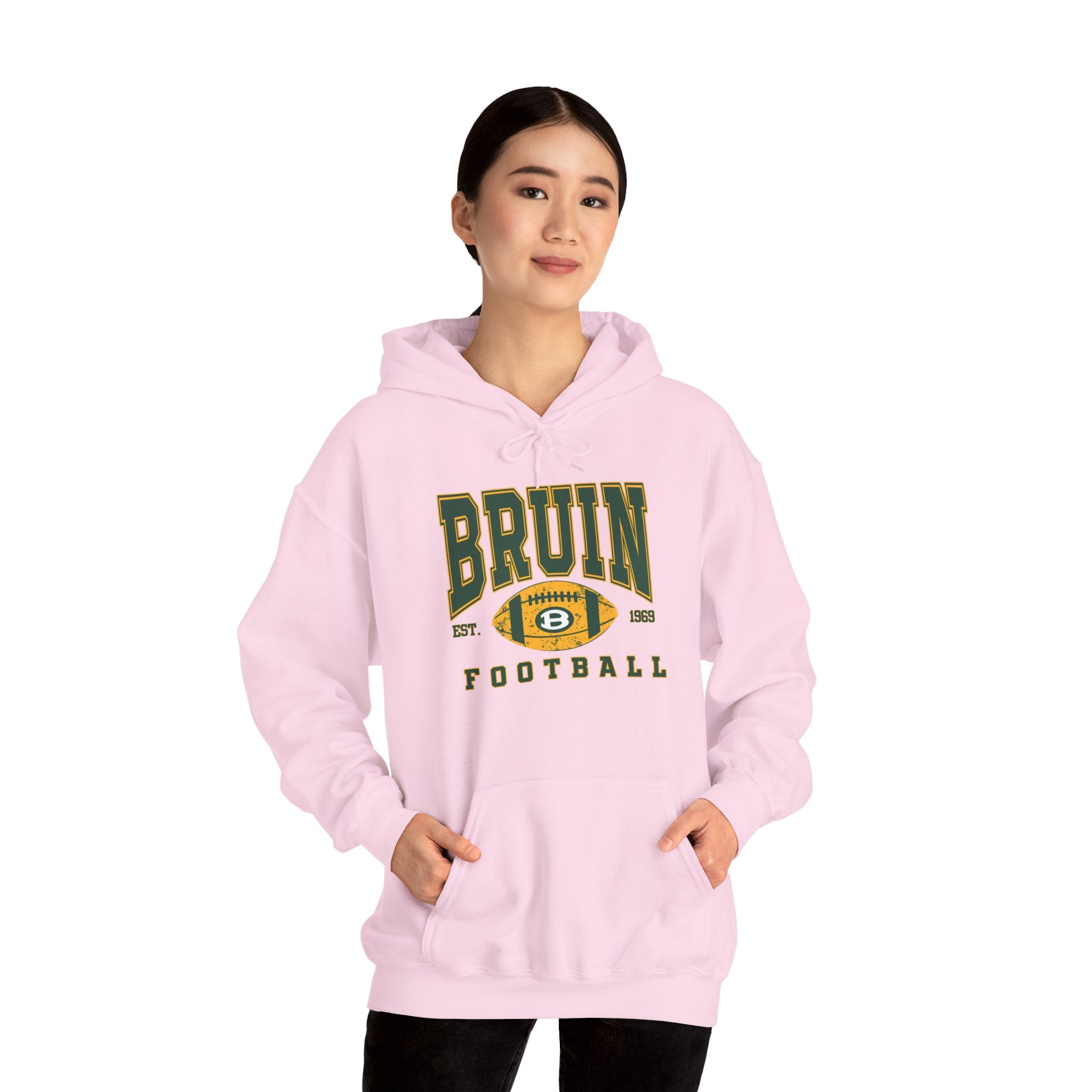 Adult Unisex Bruin Football Heritage Graphic Hoodie