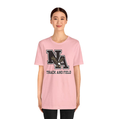 Adult Unisex Classic Logo Track and Field Graphic Short Sleeve Soft Tee