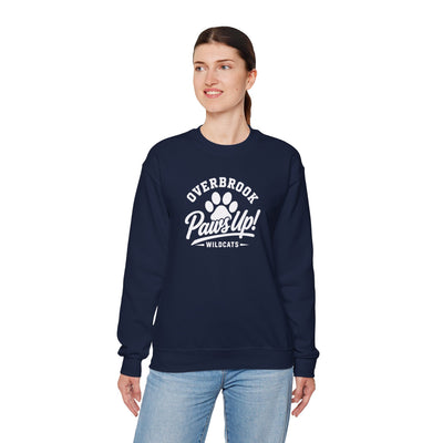 Adult Unisex Overbrook Elementary Paws Up Graphic Sweatshirt