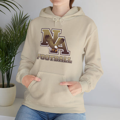 Adult Unisex New Albany Ombre Eagle Logo Graphic Hoodie