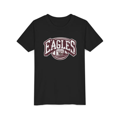 Youth New Albany Eagles Football Motion Graphic Short Sleeve Soft Tee