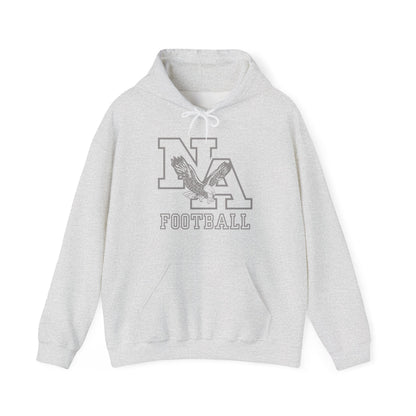 Adult Unisex New Albany Tonal Football Logo Graphic Hoodie