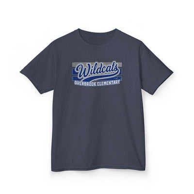 Youth Overbrook Elementary Wildcats Vintage Distressed Spirit Graphic Gildan Classic Tee