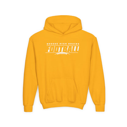 Youth Brooke High Bruins Goal Line Graphic Hoodie
