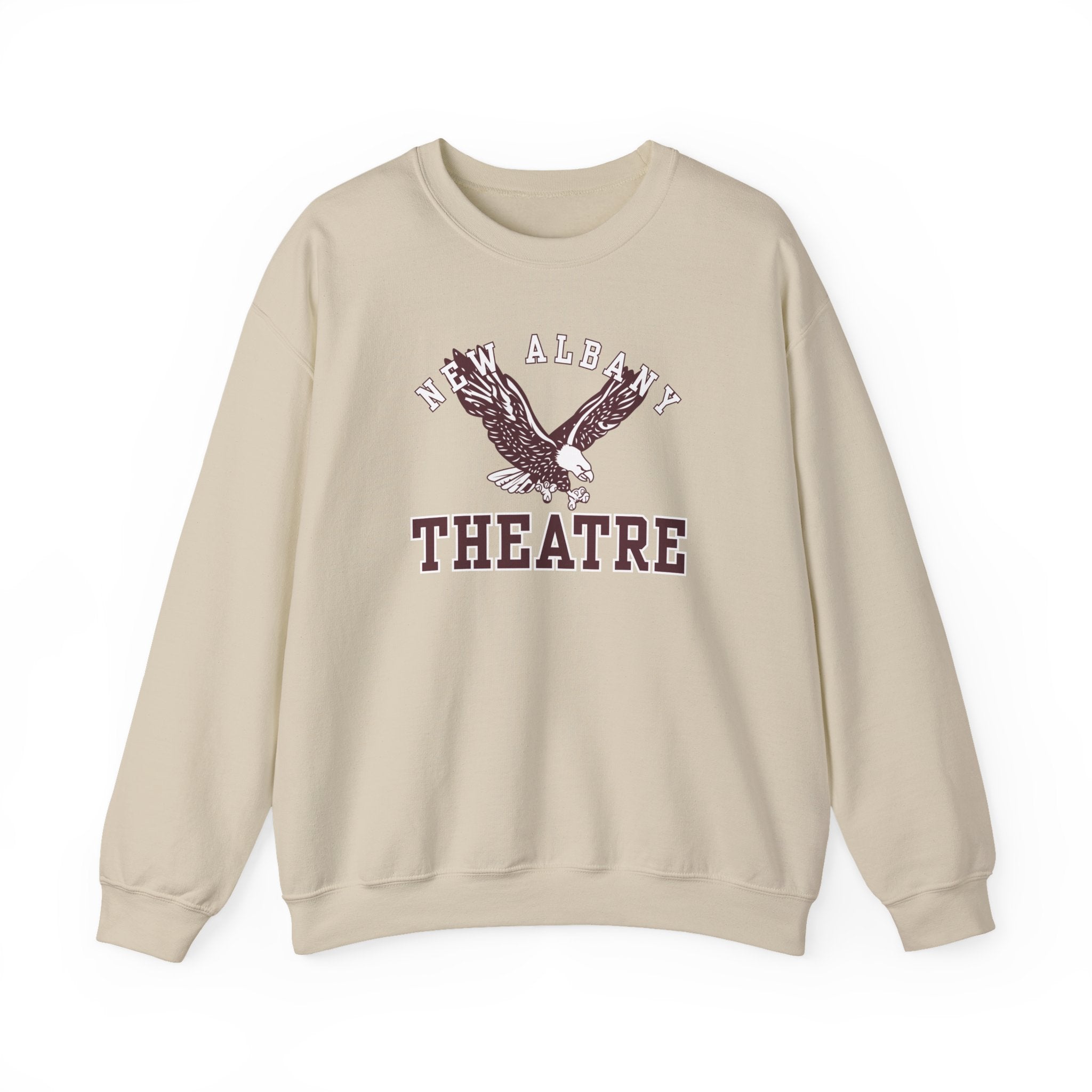 Adult Unisex Flying Theatre Eagle Graphic Sweatshirt