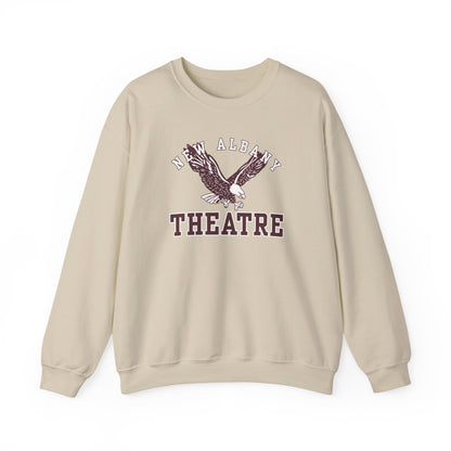 Adult Unisex Flying Theatre Eagle Graphic Sweatshirt