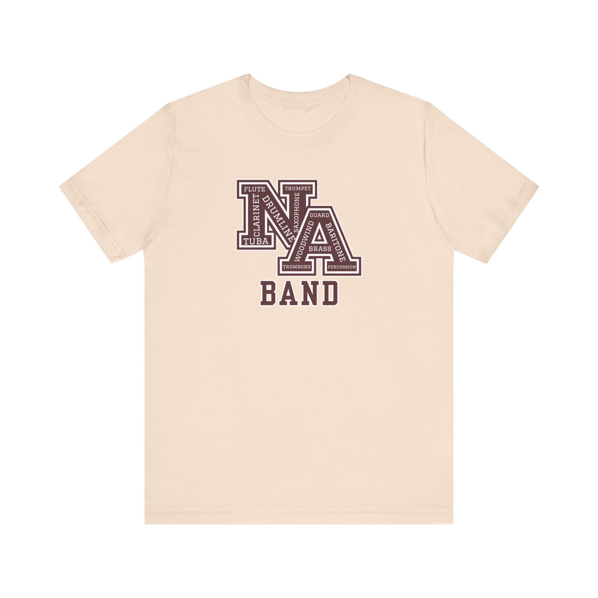 Adult Unisex New Albany Band Word Logo Graphic Short Sleeve Soft Tee