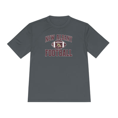 Adult Unisex New Albany Football Pride Graphic Sport-Tek Competitor Performance Tee