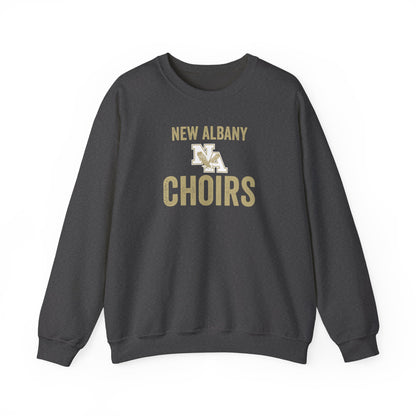 Adult Unisex Vintage Distressed New Albany Choirs Graphic Sweatshirt