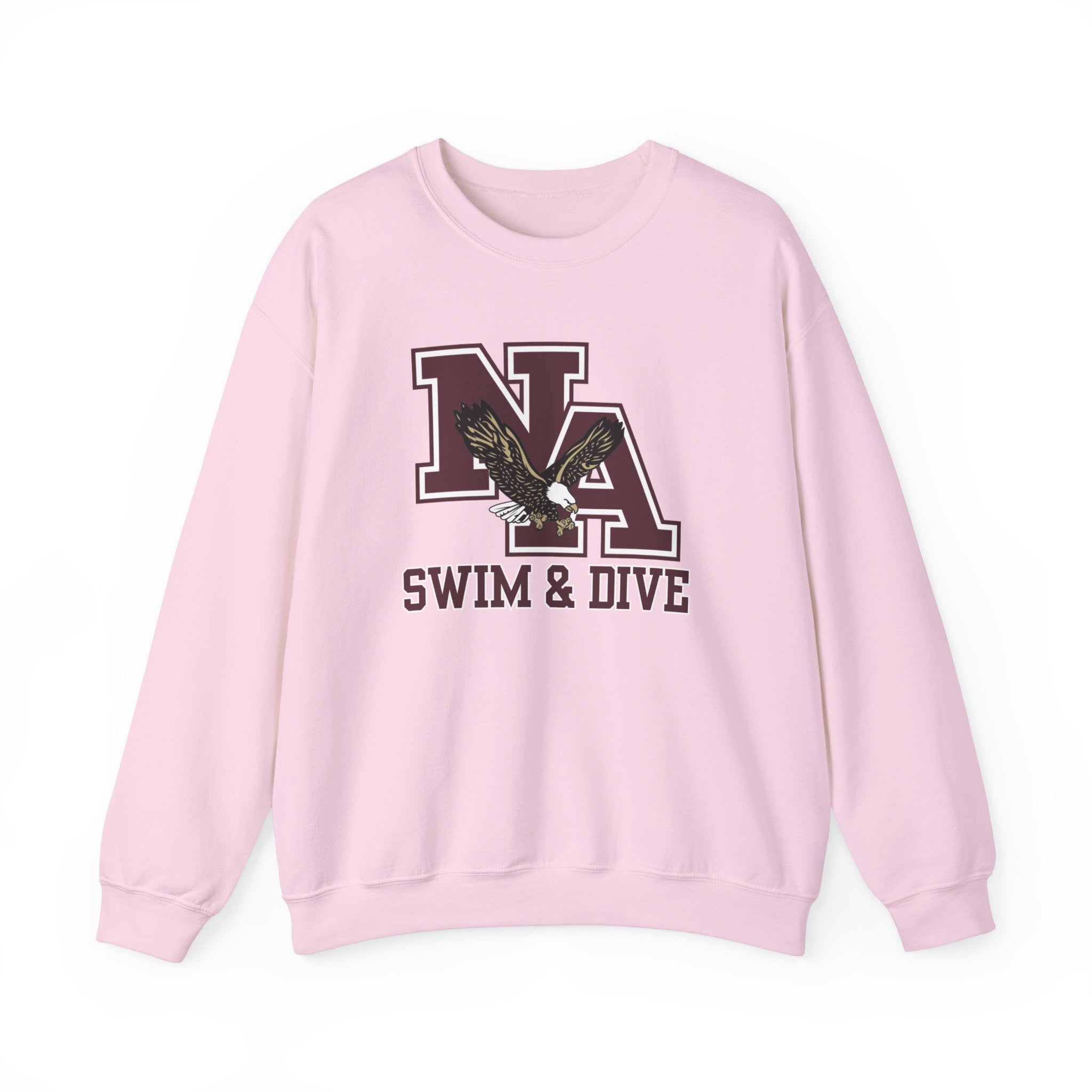 Adult Unisex Swim & Dive Classic Logo with DIVE REACH LIVE Back Graphic Sweatshirt