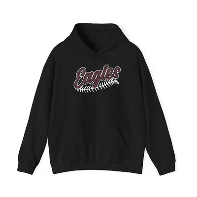 Adult Unisex New Albany Script Stitch Eagles Graphic Hoodie
