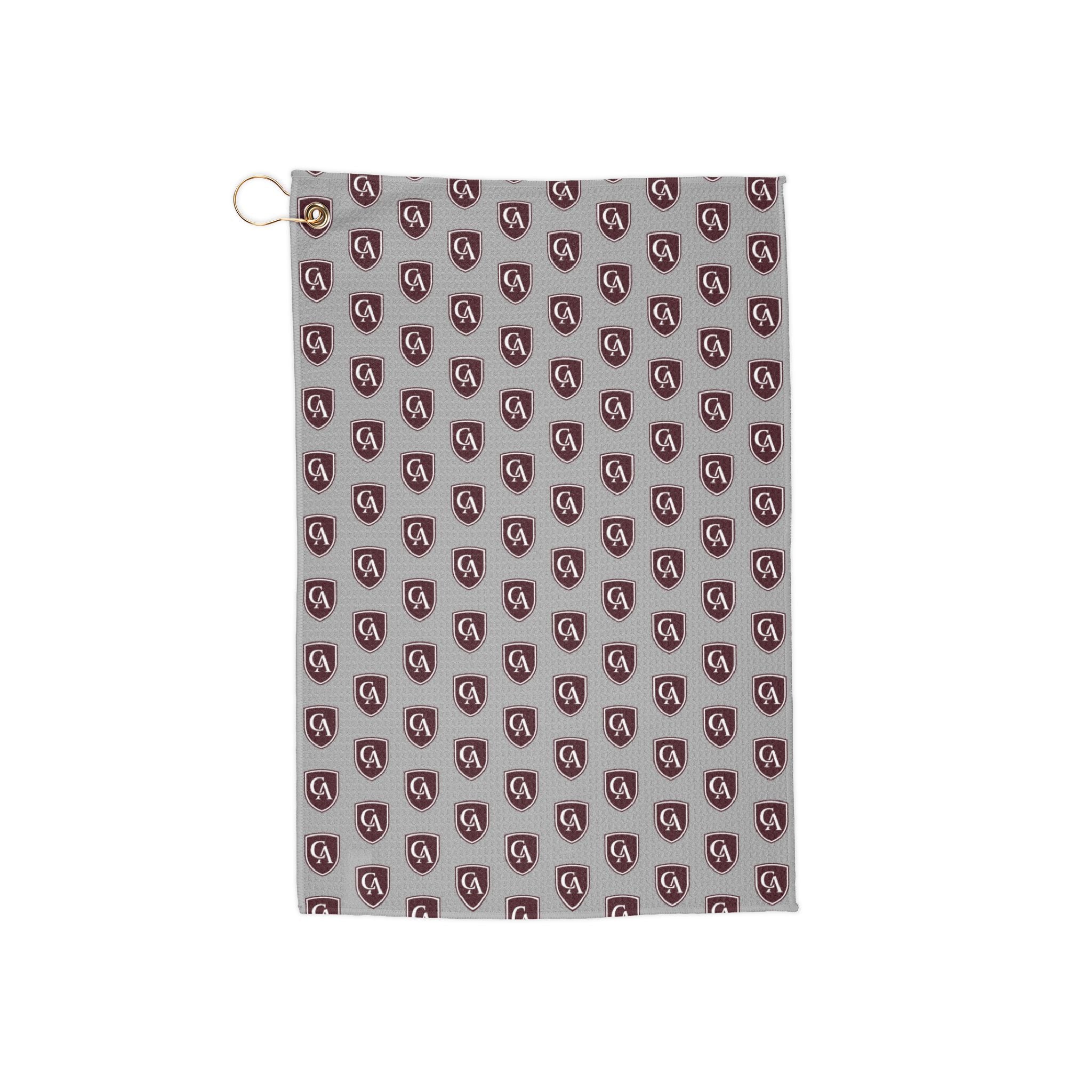 Columbus Academy Allover Printed Logo Golf Towel