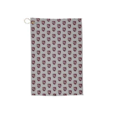 Columbus Academy Allover Printed Logo Golf Towel