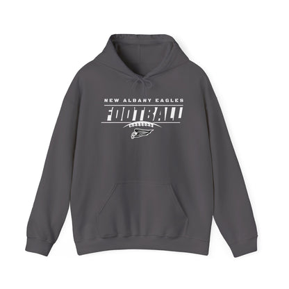 Adult Unisex New Albany Eagles Goal Line Graphic Hoodie