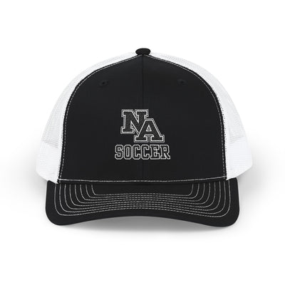 Adult Unisex Embroidered New Albany Classic Black Logo Richardson 112 Snapback Trucker Hat