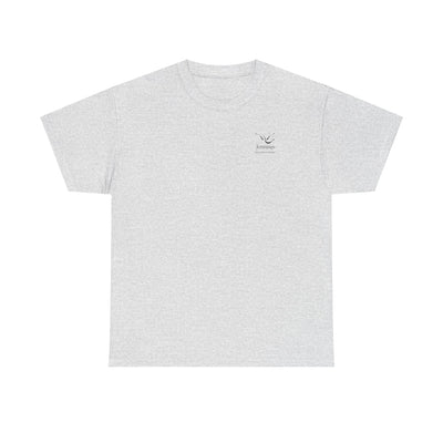 Adult Unisex Heavy Cotton Short Sleeve Tee - Black Notre Dame Village Jennings Logo