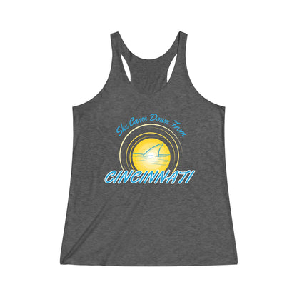 Women's Cincinnati Girl Graphic Super Soft Racerback Tank