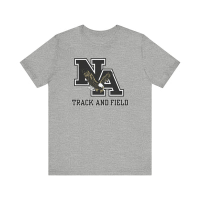 Adult Unisex Classic Logo Track and Field Graphic Short Sleeve Soft Tee