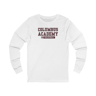 Adult Unisex Columbus Academy Volleyball Graphic Long Sleeve Bella + Canvas Soft Tee