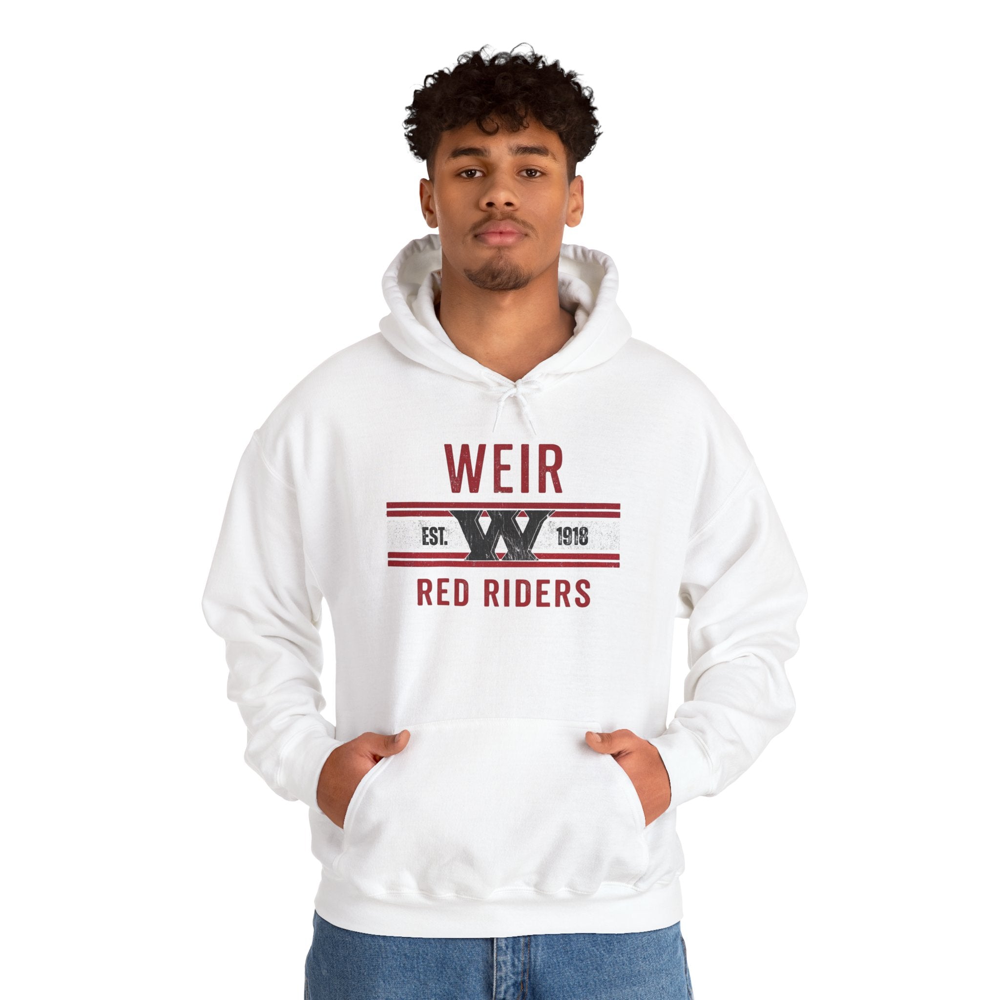 Adult Unisex Weirton Distressed Heritage Graphic Hoodie
