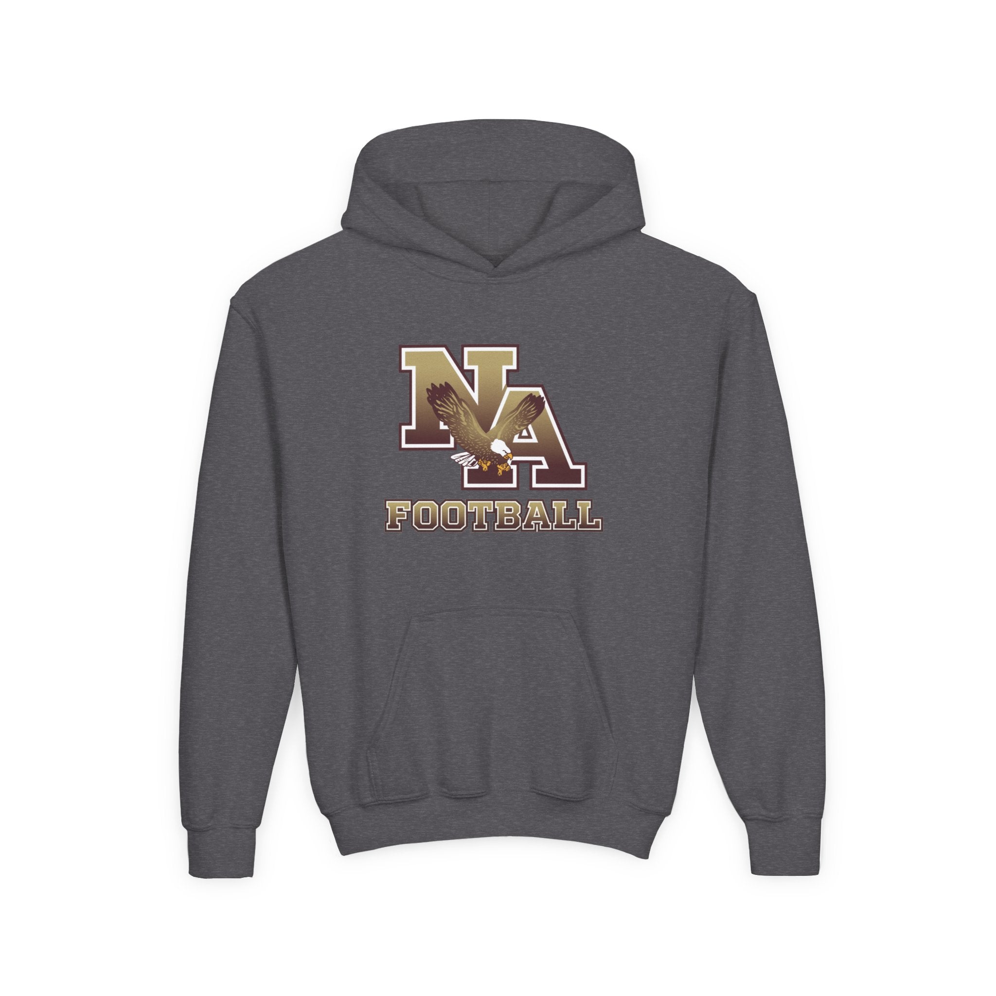 Youth New Albany Ombre Eagle Logo Graphic Hoodie