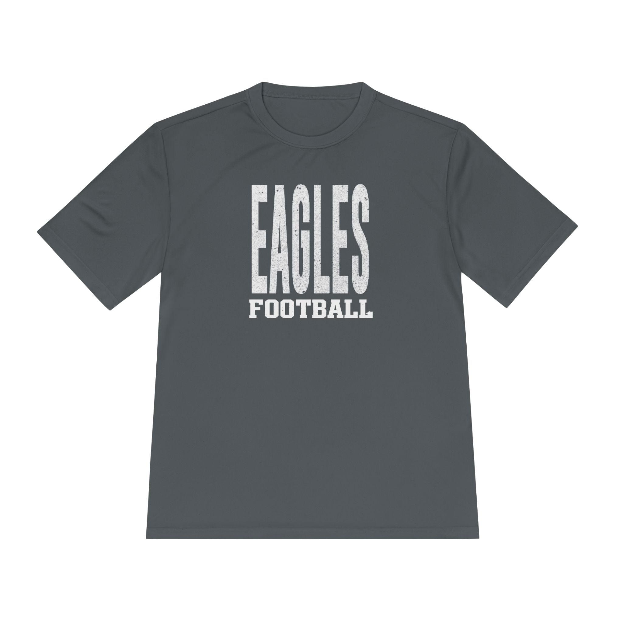 Adult Unisex New Albany Football Distressed Enlarged Graphic Sport-Tek Competitor Performance Tee
