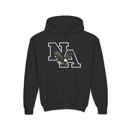 Youth Black Classic Logo Graphic Hoodie