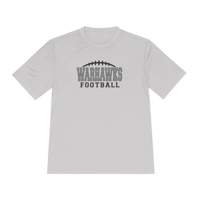 Adult Unisex Westerville Central Warhawks Football Laces Graphic Sport-Tek Competitor Performance Tee