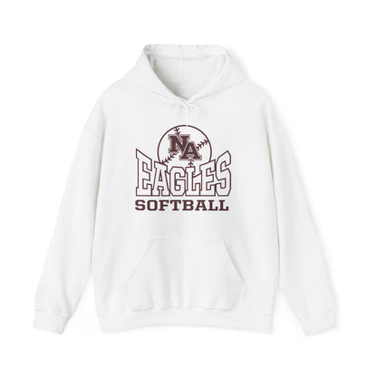 Adult Unisex NA Eagles Softball Graphic Hoodie
