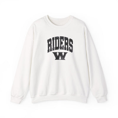 Adult Unisex Riders Arch Vintage Distressed W Graphic Sweatshirt