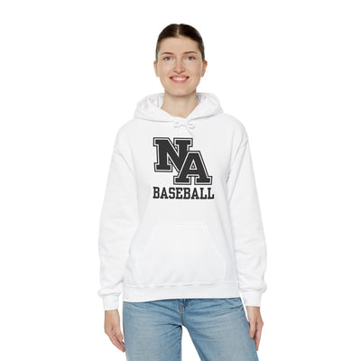 Adult Unisex Classic Black Logo Baseball Graphic Hoodie