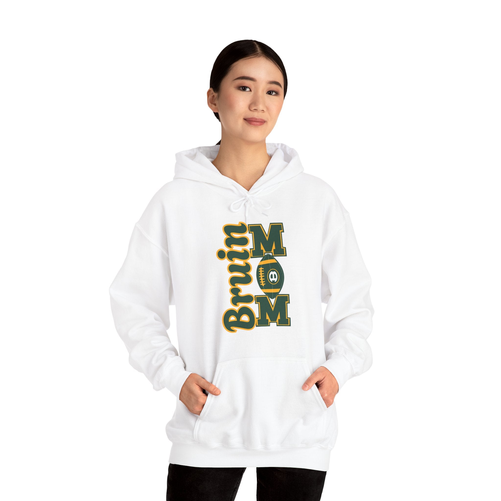 Adult Unisex Bruin Football Mom Graphic Hoodie