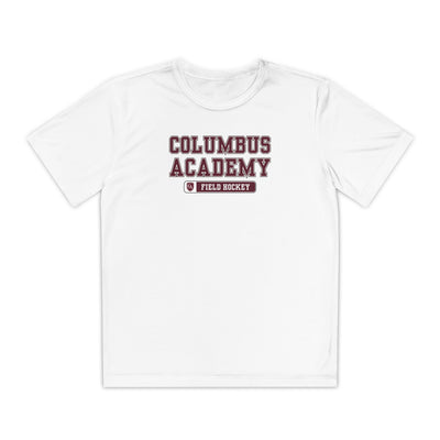 Youth Columbus Academy Field Hockey Graphic Sport-Tek Competitor Performance Tee