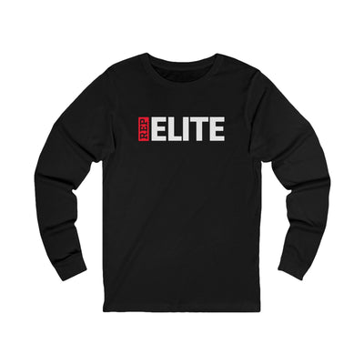 Adult Unisex REP Elite Logo Graphic Long Sleeve Soft Tee - Black